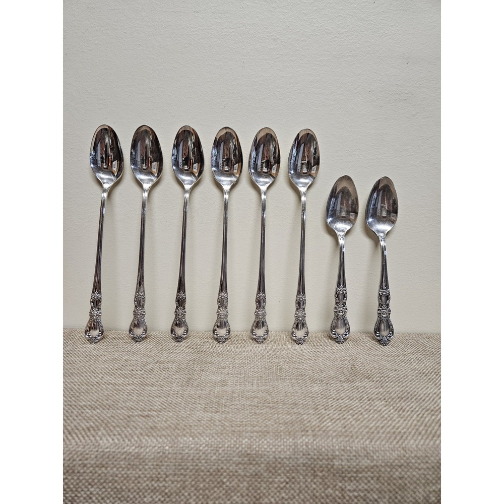 Rogers Bros 1847 Heritage IS 6 Teaspoons & 2 Dinner Spoons